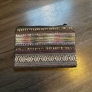 Clutch purse with strap
